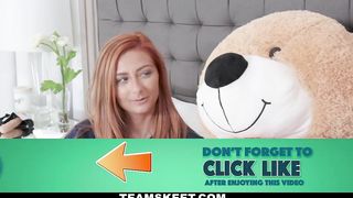 Immature Spinner Caught Fucking a Teddy Bear