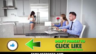 Hot Family Breakfast Sex
