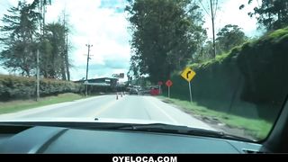 Cum Covered Latina Smile