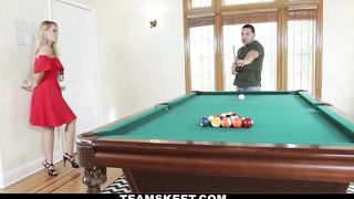 Baby Talking Over Billiards