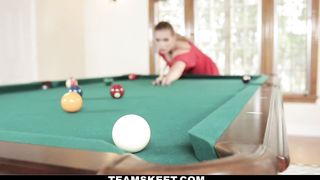 Baby Talking Over Billiards