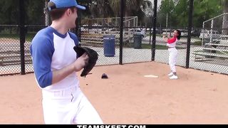 Busty Baseball Babe