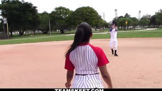 Busty Baseball Babe