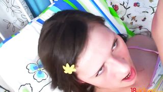 First anal makes her cum hard