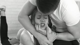 Rough assfucking practice