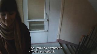 Not Shy To Fuck On A Stairway