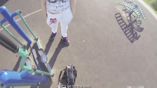 Fucking practice in a gym