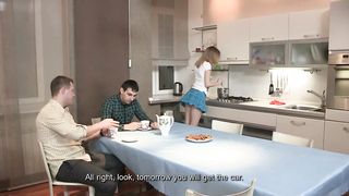 Sex Dessert On A Kitchen Table